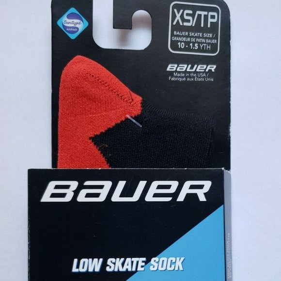 Bauer NG Core Low Skate Hockey Socks Size YOUTH XS/TP Compression Performance - Picture 1 of 3